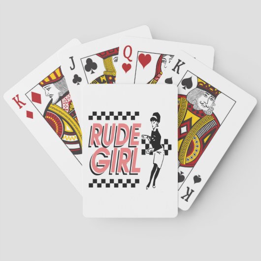 Jeu De Cartes Rude Girl (dos)