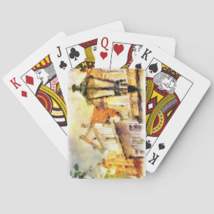 Jeu De Cartes Rue dans la vieille partie de Prague