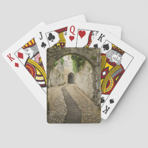 Jeu De Cartes Rue en pavés gris, France