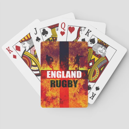 Jeu De Cartes Rugby d'Angleterre (dos)