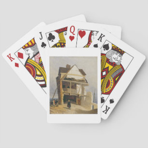 Jeu De Cartes Ruined House, c.1807-10 (oil on millboard mounted