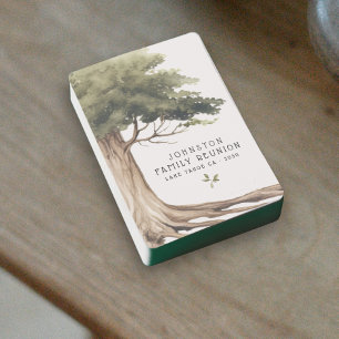 Jeu De Cartes Russe Famille Réunion Pique-nique Arbre Vintage