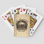 Jeu De Cartes Rustic Wood Nature Famille Cabine Nom Brown Réunio (dos)