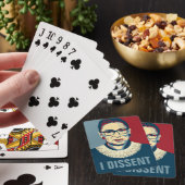 Jeu De Cartes Ruth Bader Ginsburg I dissidence Pop-Art (In Situ)