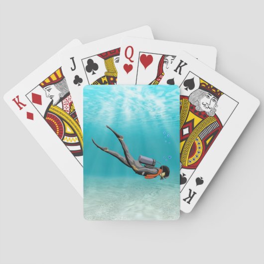 Jeu De Cartes S.C.U.B.A. Plongeur (dos)