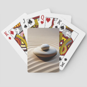 Jeu De Cartes Sable De Galets Nature Tranquille