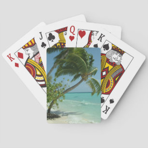 Jeu De Cartes Sable de plage Tropical Sable Eau Soleil Océan Vag