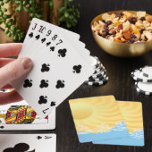 Jeu De Cartes Sable Jaune Et Océan (In Situ)