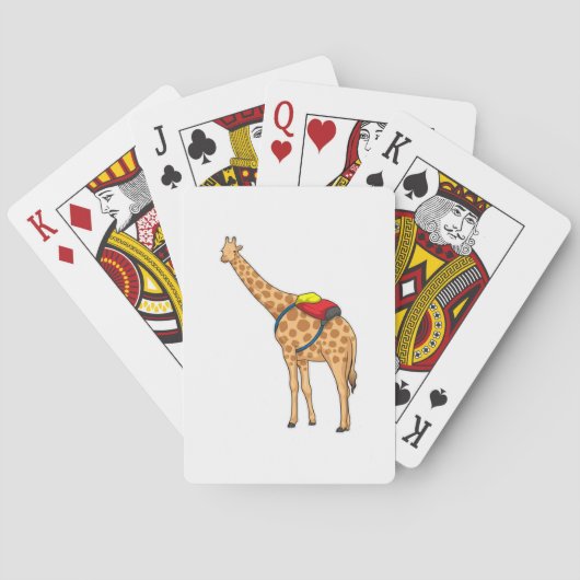 Jeu De Cartes Sac à dos Giraffe (dos)