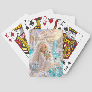 Jeu De Cartes Sac à main Rêve enchanté. Respirer. Rêver. Créer.