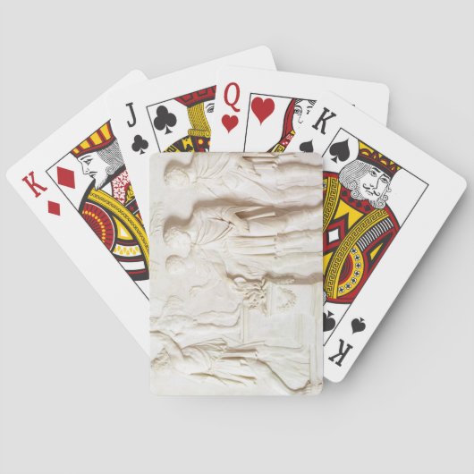 Jeu De Cartes Sacrifice à Hercule, vers 1766 (marbre) (dos)