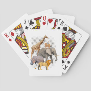 Jeu De Cartes Safari Squad Africain Safari Animaux Drôle Zoo Ani