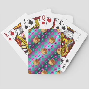 Jeu De Cartes Sagittaire & Chien de Bois