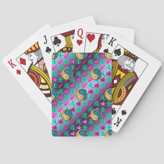 Jeu De Cartes Sagittaire & Chien d'Eau (dos)
