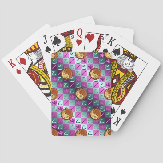 Jeu De Cartes Sagittaire & Serpent de Bois (dos)