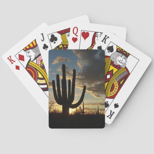 Jeu De Cartes Saguaro Sunset II Arizona (dos)