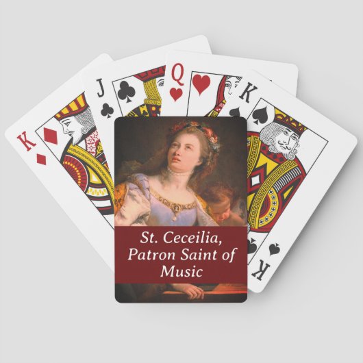 Jeu De Cartes Saint Ceceilia (dos)