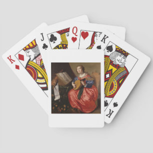 Jeu De Cartes Saint Cecilia (oil on canvas)