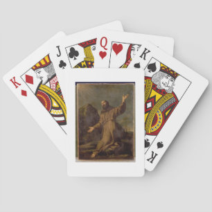 Jeu De Cartes Saint François recevant les stigmates