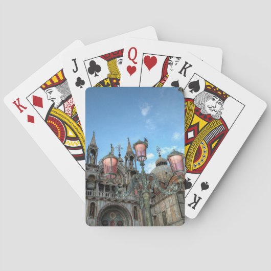 Jeu De Cartes Saint-Marques et lampes, Venise, Italie (dos)