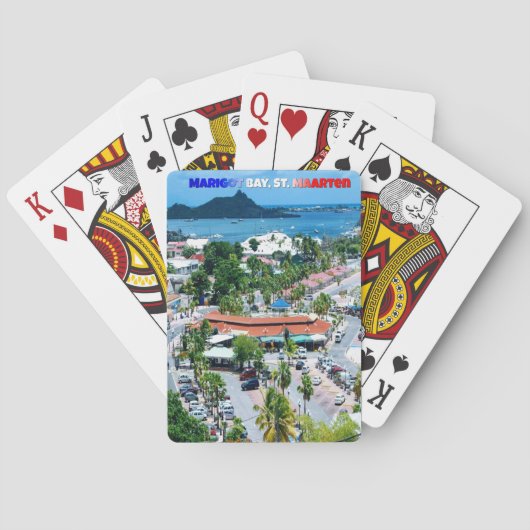 Jeu De Cartes Saint-Martin - Baie Marigot (dos)