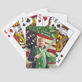 Jeu De Cartes Saint Paddy de Trump (dos)