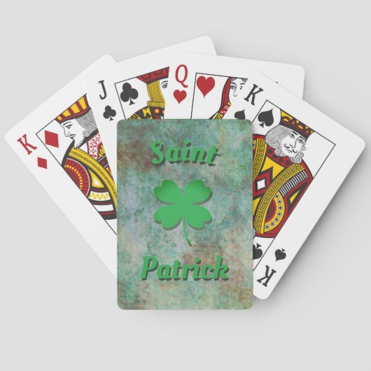 Jeu De Cartes Saint Patrick's Day (dos)