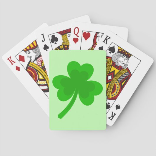 Jeu De Cartes Saint Patrick's Day Shamrock Pot of Gold Celtic Kn (dos)