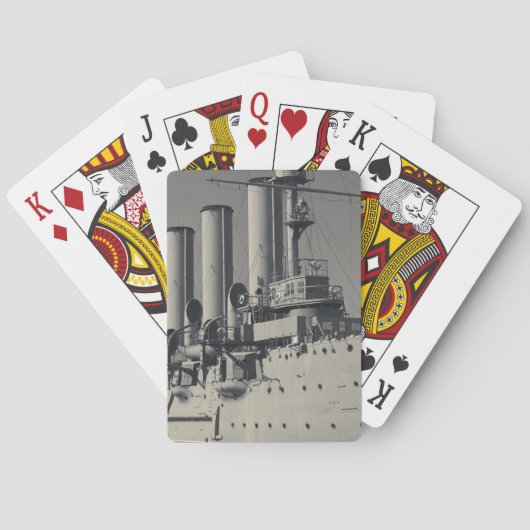 Jeu De Cartes Saint-Pétersbourg, Cruiser Aurora (dos)