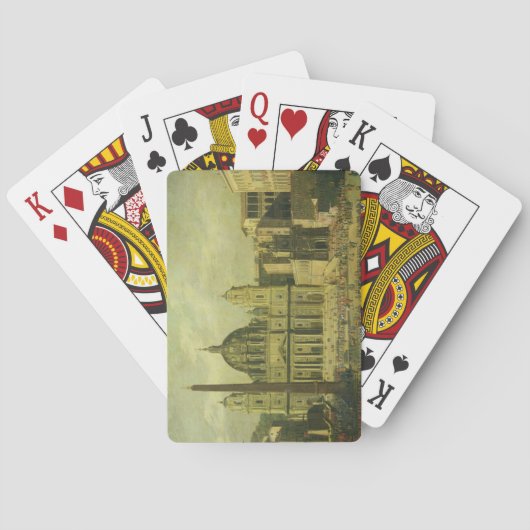 Jeu De Cartes Saint Pierre, Rome, 1630 (huile sur toile) (dos)