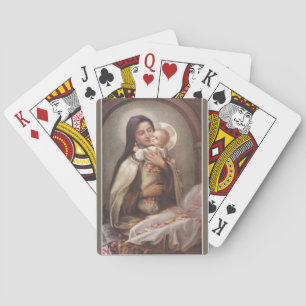 Jeu De Cartes Saint Thérèse le petit Rose Jésus