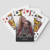 Jeu De Cartes Saint Valentin AMOUR Photo personnalisée et nom (dos)