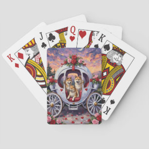 Jeu De Cartes Saint-Valentin Chien Akita