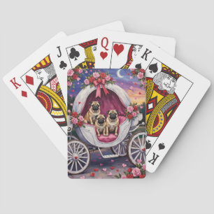 Jeu De Cartes Saint-Valentin Chien Carlin