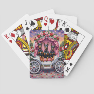 Jeu De Cartes Saint-Valentin Chien Doberman
