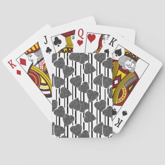 Jeu De Cartes Saint Valentin en jouant aux cartes (dos)