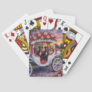 Jeu De Cartes Saint-Valentin pour chien Danois Géant