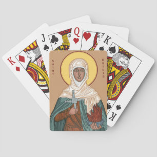 Jeu De Cartes Sainte-Brigide avec feu Saint et Croix