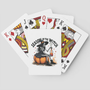 Jeu De Cartes Saison De La Sorcière Éffrayante Hallowee Wtich