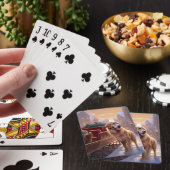 Jeu De Cartes Saison de Noël Golden Retriever (In Situ)