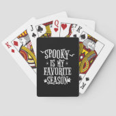 Jeu De Cartes Saison éffrayante Fantômes Bats Araignées Hallowee (dos)