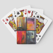 Jeu De Cartes Saisons Peinture par Alfred Fox (dos)