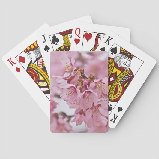 Jeu De Cartes Sakura Cherry Blossoms rose pâle (dos)