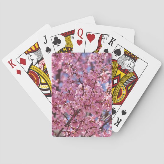 Jeu De Cartes Sakura Pink Cherry Blossom Sky (dos)