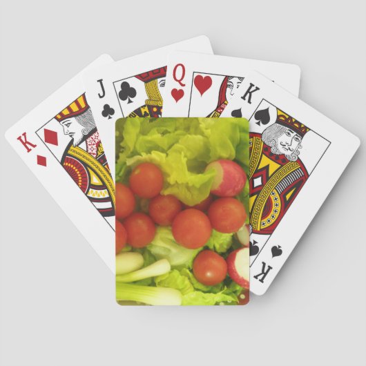 Jeu De Cartes Salade Légumes Lecture Cartes (dos)