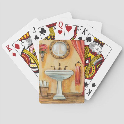 Jeu De Cartes Salle de bains contemporaine confortable (dos)