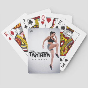 Jeu De Cartes Salle De Fitness De L'Entraîneur Personnel Personn