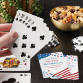 Jeu De Cartes Salle de Jeux de la famille 4 juillet personnalisé (In Situ)