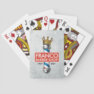 Jeu De Cartes Salon de coiffure Barber Hair Shop King Crown Barb
