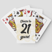 Jeu De Cartes Salut à 21 ans ! (dos)
